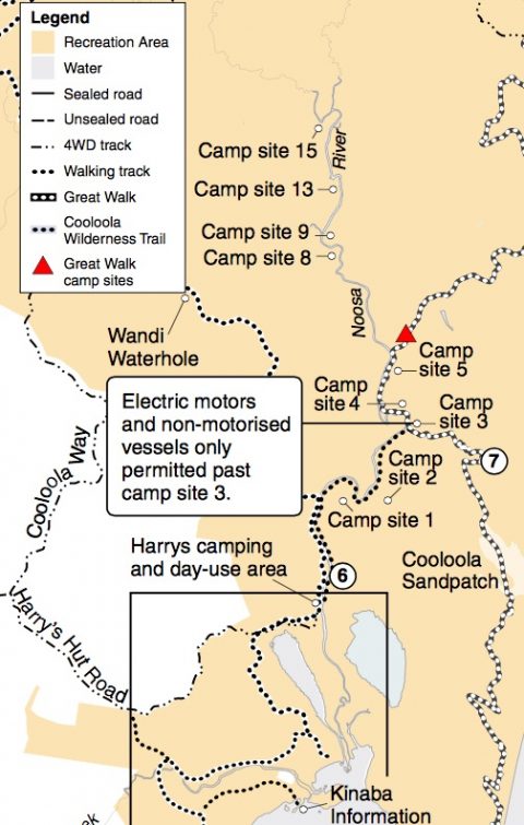 Kayak Camping in the Noosa Everglades-Where to Camp - Kanu Kapers Australia